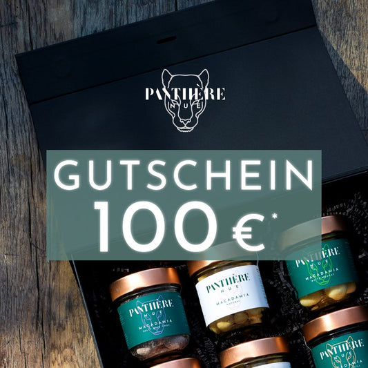 Macadamia by PANTHÈRE NUE 100€ Gutschein - Macadamia by PANTHÉRE NUE